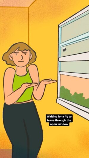 Laura White Instagram - Please just go, sir
.
.
#animation #loop #digitalart #summer #why #2danimation #framebyframe #artwork #illustrated #procreate #drawing