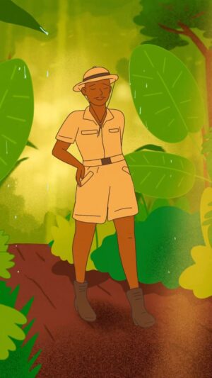 Laura White Instagram - It’s #worldrainforestday!! 🌿🌱🌴 For @plantkween 🥰
.
.
#animation #loop #illustration #procreate #digitalart