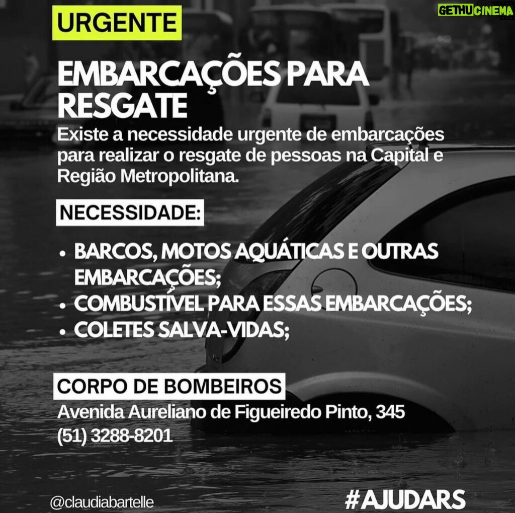 Laura Castro Instagram - vamos juntos ajudar com o que pudermos!! Qualquer ajuda faz a diferença. 🙏🏾