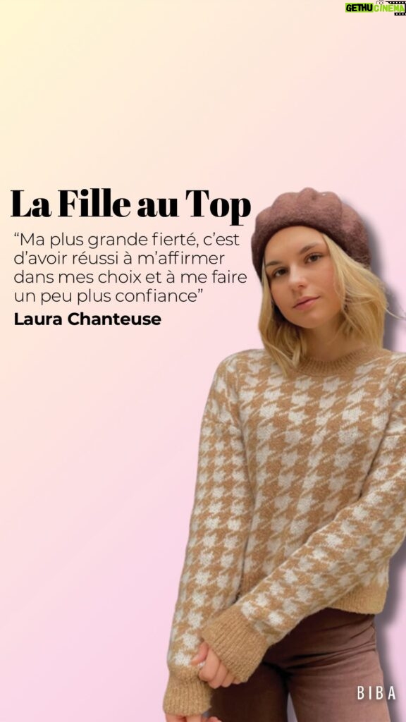 Laura Dutilleul Instagram - La Fille au Top 💪 @laurachanteuse nous parle de son incroyable expérience et de sa montée en puissance sur les réseaux grâce à sa musique ❤️ Une vraie source d’inspiration ! 🙌 📸 @laurachanteuse #laurachanteuse #lafilleautop #musique #temoignage #boss #iammyboss #biba #bibamagazine