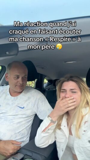 Laura Dutilleul Instagram - C’est ma chanson qui parle d’une période difficile de ma vie alors c’était un peu dur..♥️ #papa #famille #respire
