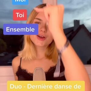 Laura Dutilleul Instagram - Chante avec moiii cette chanson 💗💗 #duo#indila#dernieredanse#duet