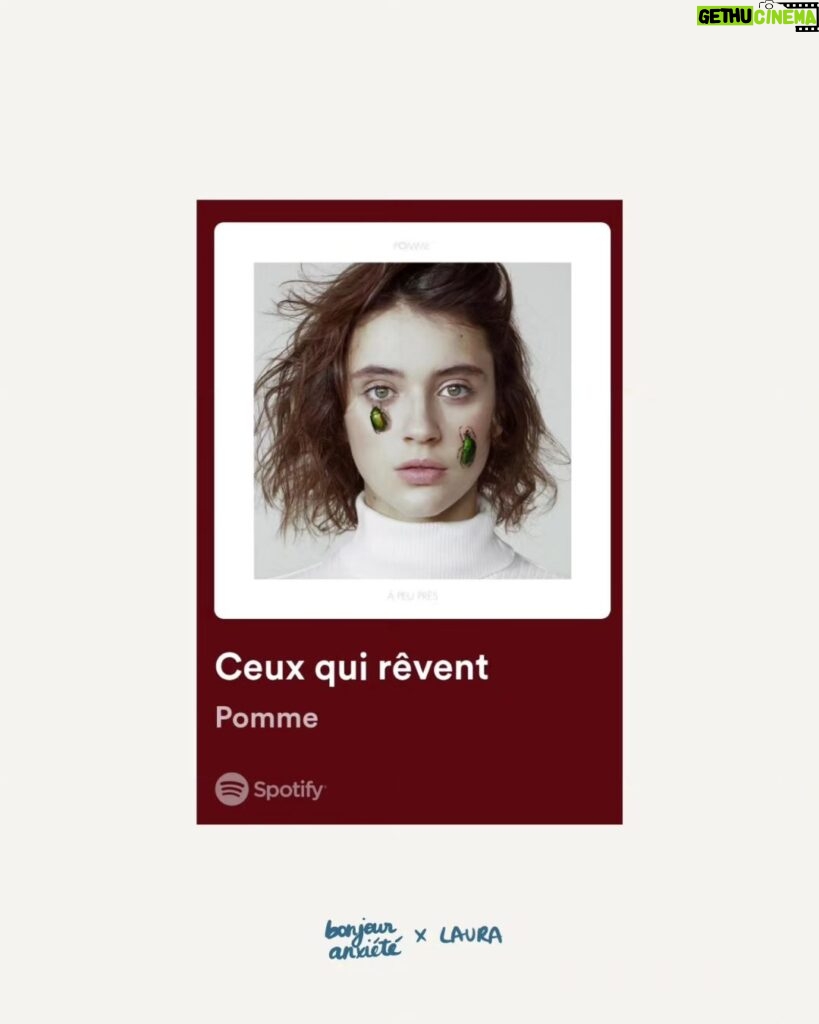 Laura Dutilleul Instagram - C'est quoi la chanson qui te fait du bien et qui calme ton anxiété ? 💙 Tu peux découvrir la nouvelle pépite "Respire" de @laurachanteuse et la playlist "Calmer l'anxiété et l'angoisse" sur Spotify pour t'aider à t'apaiser quand ça ne va pas ☀️