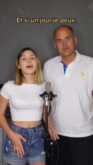 Laura Dutilleul Instagram - Je chante « Running up That Hill » en français avec mon père 🫶🏻♥️