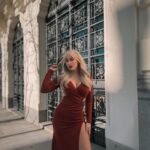 Laura Gadea Instagram - Feliz sábado para todos! ❤️❤️ @FashionNova Este vestido lo podéis encontrar en la web así: Cora Maxi Dress - Rust