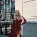 Laura Gadea Instagram - Feliz sábado para todos! ❤️❤️ @FashionNova Este vestido lo podéis encontrar en la web así: Cora Maxi Dress - Rust