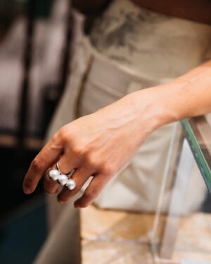 Laura Haddock Instagram - What a pleasure it was to spend the evening with one of my favourite jewellery designers @tasaki_intl celebrating the launch of ‘Pure Radiancy’ art exhibition by artist @hirokonakakita 

🤍 🤍🤍

Jewels: @tasaki_intl 
Styling: @aimeecroysdill 
Garms: @philosophyofficial 
Photographs: @iona.wolff 

#Tasaki