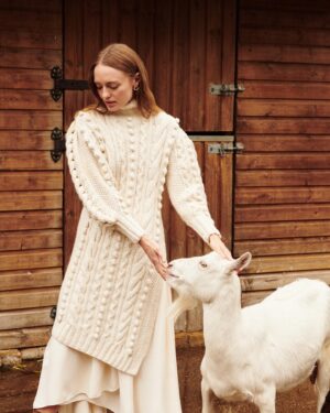 Laura Haddock Instagram - 🐐 @telegraphluxury
Photographer @stefgalea
Stylist @tonastell
Director @hellsgibson
Shot at @vauxhallfarm
Makeup: @neilyoungbeauty 
Hair: @halleybrisker