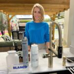 Laura Hamilton Instagram – What a fab day at the @ideal_home_show with @blanco_uk. I loved getting the chance to explore the dream home and check out the latest products on offer from @blanco_uk. 
.
.
.
Their new Choice Icona Tap supplies water your way; cold, hot, chilled, boiling, filtered and sparkling (medium or full) AND you can control it all using smart-tech through an app on your phone!  The tap also has a flexible spring hose with two-jet shower with precise magnetic holder and looks sleek and stylish in any kitchen.
.
.
.
The kitchen is the heart of any home and that’s why it so important to chose the right products. With @blanco_uk you won’t be disappointed! Hopefully you get the chance to go and check them out @ideal_home_show but if not head to @blanco_uk website for more information.
.
.
.
#home #kitchen #blancounit #taps #sinks #kitchendesign #interiordesign #smarthome #hometech #ad