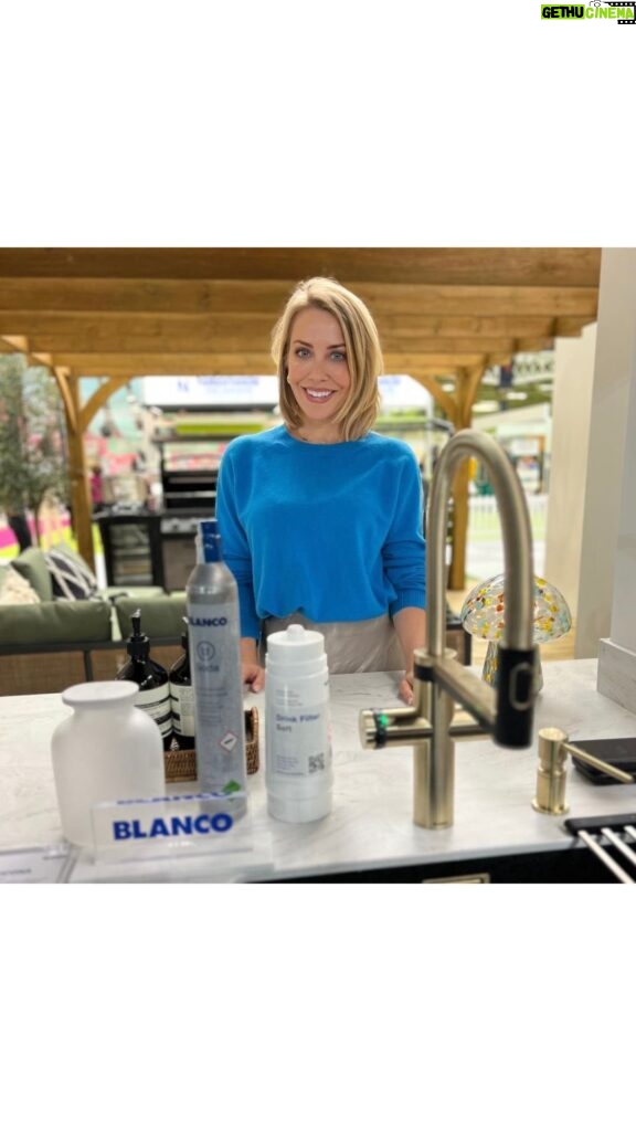 Laura Hamilton Instagram - What a fab day at the @ideal_home_show with @blanco_uk. I loved getting the chance to explore the dream home and check out the latest products on offer from @blanco_uk. . . . Their new Choice Icona Tap supplies water your way; cold, hot, chilled, boiling, filtered and sparkling (medium or full) AND you can control it all using smart-tech through an app on your phone! The tap also has a flexible spring hose with two-jet shower with precise magnetic holder and looks sleek and stylish in any kitchen. . . . The kitchen is the heart of any home and that's why it so important to chose the right products. With @blanco_uk you won't be disappointed! Hopefully you get the chance to go and check them out @ideal_home_show but if not head to @blanco_uk website for more information. . . . #home #kitchen #blancounit #taps #sinks #kitchendesign #interiordesign #smarthome #hometech #ad