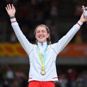 Laura Kenny Instagram - Gold medal galore! 🥇🥇Congratulations to our champ on her sensational gold medal👏🥇