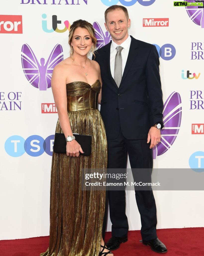 Laura Kenny Instagram - Our annual date night and it couldn’t be a more humbling evening. So many incredible stories and so many amazing people. @prideofbritain bringing them all together once again 💜