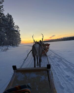 Laura Kenny Instagram - We went to Lapland 5 years ago just the two of us and it was so magical. This year we took Albie along and I feel so full of Christmas happiness. Seeing his little face so happy for the four days melted my heart. I have far too many photos to share. So here is just a few 🎄🎅🏻🤶🏻