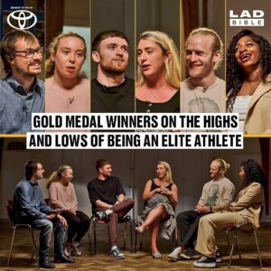 Laura Kenny Instagram - The mental and physical strength of these athletes is truly unparalleled. ✊
 
From the unforgettable moments of winning gold to the mental health and wellbeing impacts of such dedication, the latest Roundtable featuring:

🚴‍♀️ Dame Laura Kenny
🚴‍♀️/🏃‍♀️ Kadeena Cox
🏊‍♂️ Matty Lee
🏃 Jonnie Peacock
🚴 Niall Guite
🚴‍♀️ Kiera Byland

Give us an insight into what it's like to be at the top of your game.

Click the link in bio to watch the full episode of Roundtable 🎥