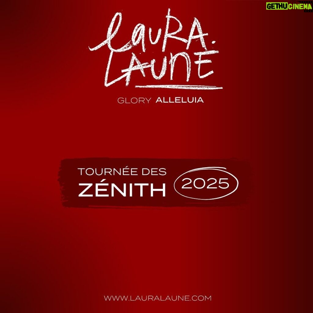 Laura Laune Instagram - Tournée Zénith 🔥❤️ Réservations sur lauralaune.com 💁‍♀️ #GloryAlleluia #Tour
