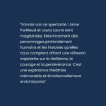 Laura Laune Instagram – Je profite d’une brève respiration dans la tournée pour partager la scène du @theatreantoine avec la grande @anneparillaudofficiel ❤️ Du mardi au samedi dans « Je ne serais pas arrivée là, si… » Merci pour l’accueil incroyable que vous nous réservez 😍

Merci aux merveilleuses @anne.bouvier0444, @laura.favier.comedienne, @noesisdanse 🫶

@annickcojean @_lindamarasco_ @juneii_music @jmdproduction