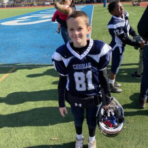 Laura Lentz Instagram - My son, you have my whole heart! You are kind, self aware, empathetic & a protector, you look after your mumma just like your dad (& talk a lot of trash when playing video games  just like your dad)... I am so proud of you and who you are! Happy 11th birthday, Romey. Never stop holding my hand xx also, best part of this year was watching you overcome your fears & get the greatest touch down of all time (swipe left)!!! You are my MVP for life 😍