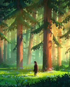 Laura Price Instagram - closeups of my last painting! I didn’t paint this much detail for yall to only see 2 pixels #twilight #visdev