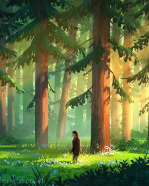Laura Price Instagram - closeups of my last painting! I didn’t paint this much detail for yall to only see 2 pixels #twilight #visdev
