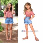 Laura Price Instagram - another #ootd drawing! I made the sketch for this in my last vlog, and I just filmed the lineart and paint process! it will be on my youtube channel this week (link in bio)! more of my outfits here: @itslulubee