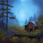 Laura Price Instagram - in case you missed it, I attempted a #BobRoss tutorial over on my youtube channel 🌲😂 thank you for giving it 2 MILLION views (and I’m over 130k subscribers now 😱)! Here is my finished painting! Bob truly was a master of his craft, it was a joy to paint with him. Link to the video in my profile 🎨