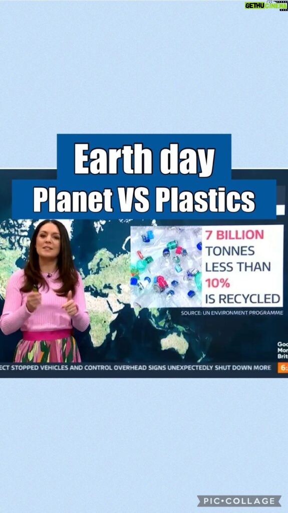 Laura Tobin Instagram - 🌍 #EarthDay-Planet vs. Plastics 🚮 plastic fantastic? It has so many great uses but we create too much of it- seven billion tonnes of plastic waste have been generated globally so far. ♻️ And here’s (one of) the big issues-less than 10 per cent of all plastic we’ve ever created has been recycled! 📉There is a call to reduce plastic production by 60-percent by 2040 & full elimination of single use plastics by the end of this decade. 🏔️ Did you know plastic has been found on the highest mountain and deepest ocean 🌊 🐠 If we keep producing plastic at our current rate, there will be more plastic in the ocean than fish! 🔥 We need fossil fuels to create plastic and also when we incinerate it (it actually produces more carbon per tonne, than burning coal) 🌡️ Fossil fuels cause our global temperatures to rise. So no surprise from the European State of the Climate 2023 report released today that found last year was the joint warmest or second warmest year on record depending on the dataset. It also found that Europe is the fastest warming continent, coupled with experiencing more extreme weather events, from doughts to widespread flooding and severe heat waves with wildfires affecting millions. If we can reduce plastic production we can help to tackle the climate crisis. @gmb