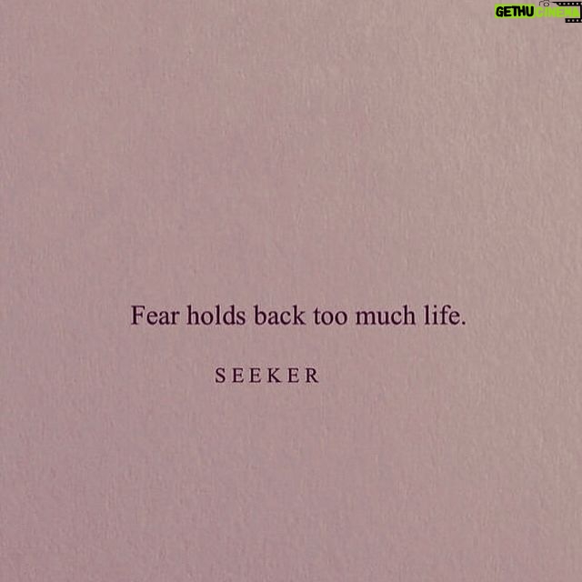 Laura Vandervoort Instagram - This one got me. What do you guys think? Has fear been stopping you from going after a dream or goal? Has the potential of failure stopped you from trying something new?