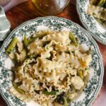 Laura Vitale Instagram - The level of obsession we’ve been having lately with this easy lemony, browned butter, parm pasta is just next level!! I change up what I add to it depending on what’s In season and what I have on hand. It’s giving piccata vibes mixed with a cacio e Pepe vibe, it’s truly so good! Recipe just went live on LITk on the tube , run to watch, recipe listed in the description of that video!