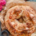 Laura Vitale Instagram - Comment CASATIELLO (no other characters next to it) and I’ll send you the recipe directly if you’d like or it’s just on my website for you to grab anytime! You know, in a Napoletano household you can’t even contemplate Easter without this classic. It’s a MUST on our antipasto platter (with ricotta salata, fava beans, salami and hard boiled eggs) and this recipe is exactly like how my mamma and nonna have been making for over 50 years!! It’s a treasured family favorite we only eat once a year and we all just love it!! Do you have any family recipes like this that you only eat at Easter? Sound off babes!