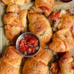 Laura Vitale Instagram - These are so good yall you have to make them!! Easy fast and cheap (nonna would have a field day with that one😂😂) just make them, everyone in your house will love them!! Sub any cooked protein for the peperoni (crumbled sausage for me please!!) or any veg of choice! So good!!