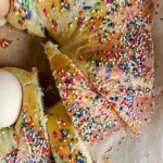 Laura Vitale Instagram - This updated video is now LIVE! Run to LItK to watch! Over the last 20 years I’ve carried out tradition of waking up every day the week of Easter and enjoying a slice of Italian sweet bread dunked in some coffee as a way of celebrating all week long and taking us back to a time and place. This is now a treasured tradition with my own little family and friends and you simply can’t walk into any grocery store or bakery in Jersey/PA/NY this week without seeing these lining the shelves and lines of people out the door trying to get their hands on one. It’s simply sensational, eaten fresh the day of so it’s soft and fluffy then it dries out (it’s meant to!!) and becomes perfect for coffee Dunkin! Simply the best!! Happy Easter weekend friends!! ❤️ you can also comment EASTER (no other character please) and I’ll send you the recipe too!