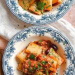Laura Vitale Instagram - Paccheri With tuna and olives, it’s almost a fully made pantry pasta that always hits the spot! Use any pasta you’d like, I’m particularly fond of Paccheri for this because it really elevates pantry staples and kicks it up a notch. Not a real formal recipe but one I turn to often when time, grocery and patience are short. 10/10 recommend 👍