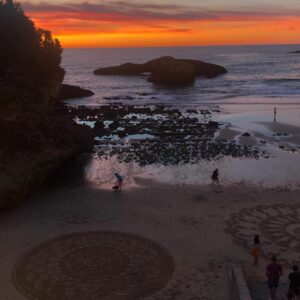 Laure Guibert Instagram - A couper le souffle 🔥🌟🧡
(Sans filtre) #biarritz