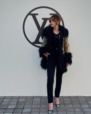 Laurel Marsden Instagram - Thank you @louisvuitton @nicolasghesquiere for the best birthday ever! it was such an honor to attend! 
and big thank you to @leighkeateshair 
and @jentioseco for making me feel like a pretty princess 🥹❤️🫶🏻 my heart is so full