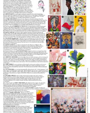 Laurel Holloman Instagram - Thrilled to have a painting featured  in @uk.vogue  # 18 Defloree.  see you in Barcelona soon @museumaritim ….. I will post some of the pieces soon.