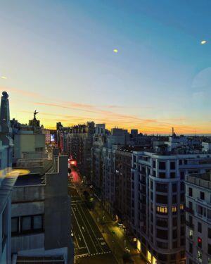 Laurel Holloman Instagram - Madrid Sunrise