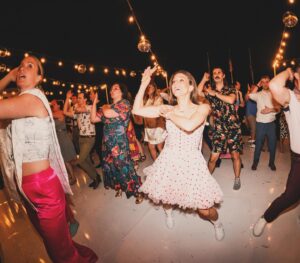Lauren Lopez Instagram - 🚨WEDDING DUMP PART 3 OF ????🚨

Happy 2024, these are from July 2023, which is actually perfect. 

We’re moving on to the most important part of the night: DANCE. My question is: how many pics of our hot friends meeting God on the dance floor can you handle? Because I have about 500 more. 

1) Dancers.

2) & 3) @mellowchihuahua & @thedeedsdonovan blessed us all this night. Joey and I wanted to make a version of the Cha Cha Slide that forced everyone to do a bunch of inane miming. We asked Nick to write it for us and he enlisted Denise to lead all the choreo/miming for everyone. They did the most incredible job! Having everyone on the dance floor committing so hard to this stupid dance was one of the best moments of my life!!! Thank you Deans!!!

4) - 9) Hot people meeting God!

10) The amazing DJ Dani from @dartcollective who kept the dance floor fuckin’ packed allll night and was a champ about the 3 million “must play” songs we gave her! Thank you Dani!!!

I’m panicking because I have so many more pics and everyone looked so good and I’ll never be able to post all of them, it kills me!!!!

Amazing 📸 by @annielesser ! 

#wedding #clowns #WorldsFirstWedding #officialjlowedding  #thisismenow #jlo