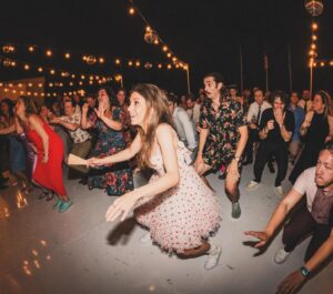 Lauren Lopez Instagram - 🚨WEDDING DUMP PART 3 OF ????🚨

Happy 2024, these are from July 2023, which is actually perfect. 

We’re moving on to the most important part of the night: DANCE. My question is: how many pics of our hot friends meeting God on the dance floor can you handle? Because I have about 500 more. 

1) Dancers.

2) & 3) @mellowchihuahua & @thedeedsdonovan blessed us all this night. Joey and I wanted to make a version of the Cha Cha Slide that forced everyone to do a bunch of inane miming. We asked Nick to write it for us and he enlisted Denise to lead all the choreo/miming for everyone. They did the most incredible job! Having everyone on the dance floor committing so hard to this stupid dance was one of the best moments of my life!!! Thank you Deans!!!

4) - 9) Hot people meeting God!

10) The amazing DJ Dani from @dartcollective who kept the dance floor fuckin’ packed allll night and was a champ about the 3 million “must play” songs we gave her! Thank you Dani!!!

I’m panicking because I have so many more pics and everyone looked so good and I’ll never be able to post all of them, it kills me!!!!

Amazing 📸 by @annielesser ! 

#wedding #clowns #WorldsFirstWedding #officialjlowedding  #thisismenow #jlo