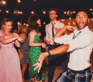 Lauren Lopez Instagram - 🚨WEDDING DUMP PART 3 OF ????🚨

Happy 2024, these are from July 2023, which is actually perfect. 

We’re moving on to the most important part of the night: DANCE. My question is: how many pics of our hot friends meeting God on the dance floor can you handle? Because I have about 500 more. 

1) Dancers.

2) & 3) @mellowchihuahua & @thedeedsdonovan blessed us all this night. Joey and I wanted to make a version of the Cha Cha Slide that forced everyone to do a bunch of inane miming. We asked Nick to write it for us and he enlisted Denise to lead all the choreo/miming for everyone. They did the most incredible job! Having everyone on the dance floor committing so hard to this stupid dance was one of the best moments of my life!!! Thank you Deans!!!

4) - 9) Hot people meeting God!

10) The amazing DJ Dani from @dartcollective who kept the dance floor fuckin’ packed allll night and was a champ about the 3 million “must play” songs we gave her! Thank you Dani!!!

I’m panicking because I have so many more pics and everyone looked so good and I’ll never be able to post all of them, it kills me!!!!

Amazing 📸 by @annielesser ! 

#wedding #clowns #WorldsFirstWedding #officialjlowedding  #thisismenow #jlo