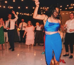 Lauren Lopez Instagram - 🚨WEDDING DUMP PART 3 OF ????🚨

Happy 2024, these are from July 2023, which is actually perfect. 

We’re moving on to the most important part of the night: DANCE. My question is: how many pics of our hot friends meeting God on the dance floor can you handle? Because I have about 500 more. 

1) Dancers.

2) & 3) @mellowchihuahua & @thedeedsdonovan blessed us all this night. Joey and I wanted to make a version of the Cha Cha Slide that forced everyone to do a bunch of inane miming. We asked Nick to write it for us and he enlisted Denise to lead all the choreo/miming for everyone. They did the most incredible job! Having everyone on the dance floor committing so hard to this stupid dance was one of the best moments of my life!!! Thank you Deans!!!

4) - 9) Hot people meeting God!

10) The amazing DJ Dani from @dartcollective who kept the dance floor fuckin’ packed allll night and was a champ about the 3 million “must play” songs we gave her! Thank you Dani!!!

I’m panicking because I have so many more pics and everyone looked so good and I’ll never be able to post all of them, it kills me!!!!

Amazing 📸 by @annielesser ! 

#wedding #clowns #WorldsFirstWedding #officialjlowedding  #thisismenow #jlo