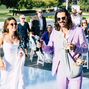 Lauren Lopez Instagram - 🚨WEDDING PHOTO DUMP PART 2 OF ??????🚨

Traditionally, your 2nd dump should be a full 5 months after your wedding so my timing is actually perfect, no feedback at this time thx!!!

1. Portrait w/ a big ball 💅🏼

2. Our vows to Diane ❤️

3. Diane said her vows, which were stunning and left everyone weeping 🥹 a few people passed out 🥹🥹

4. Cocktail hour🍸 we wanted to be a part of the whole cocktail hour and I’m so glad we did that; we got to talk to everyone!

5. I was surprised with a performance from Gash and Muff, part of my fave band @gunsnhosesrock !!!! 💀

6. They played my fave GnR song, You’re Crazy!😭

7. We were BLESSED to have queen Dusty Oakhunt herself leading Bingo! 👑 Thank you Dusty!!!

8. It was our dream for everyone to play bingo with us during dinner. The prize for winning was you had to give a speech. 😎

9. We named each table after an important animal in our life. We had the perfect amount of tables to include each of our 10 foster dogs, my childhood dog   Joey’s childhood rooster (coincidentally both named Kramer) and of course BabyD 🥰

10. We GOTTA shout out @jackiehorrorshow who made us INCREDIBLE drawings of each dog (  rooster) for the tables!!! We will treasure these forever and she did a SPECTACULAR job! 😭

📸by @annielesser 

(The next few dumps will be from the party portion and I’ll need like 10 separate posts for that bc we have the best pics of our guests on the dance floor and everyone looks so good💀sorry in advance)