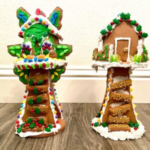 Lauren Lopez Instagram - It is time!
Please vote for the house that is most pleasing and beautiful to you. For the house on the LEFT (IN THE PICS!) say “Twinkly lil twirlies” (or 🌀) and for the house on the RIGHT say “Sneaky Lil Sisssters” (or 👺)and I need this by EOD thanks.

PS: Please enjoy a small taste of the E! True Hollywood Story behind the making of these pieces! Full vid avail on my thingy! Bye