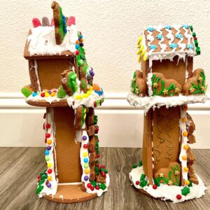 Lauren Lopez Instagram - It is time!
Please vote for the house that is most pleasing and beautiful to you. For the house on the LEFT (IN THE PICS!) say “Twinkly lil twirlies” (or 🌀) and for the house on the RIGHT say “Sneaky Lil Sisssters” (or 👺)and I need this by EOD thanks.

PS: Please enjoy a small taste of the E! True Hollywood Story behind the making of these pieces! Full vid avail on my thingy! Bye