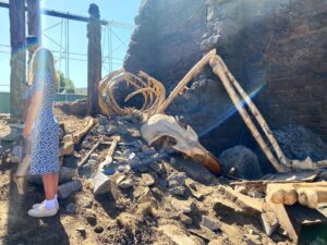 Lauren Schmidt Hissrich Instagram - behind the scenes of #TheWitcher // kaer morhen bailey and obstacle course in eps 202 and 203 // 2020