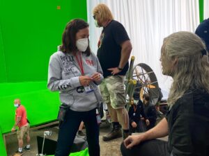 Lauren Schmidt Hissrich Instagram - behind the scenes of #TheWitcher // kaer morhen bailey and obstacle course in eps 202 and 203 // 2020