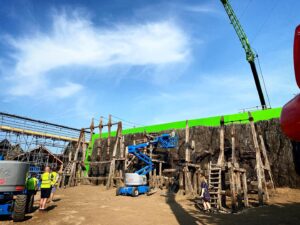 Lauren Schmidt Hissrich Instagram - behind the scenes of #TheWitcher // kaer morhen bailey and obstacle course in eps 202 and 203 // 2020