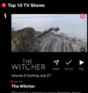 Lauren Schmidt Hissrich Instagram - #1 in the my homes, the US and UK 🙌🏼🎉♥️