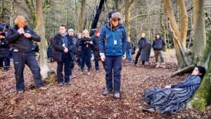 Lauren Schmidt Hissrich Instagram - behind the scenes of #TheWitcher // blissfully pre-covid // episodes 201 and 202 // 2020