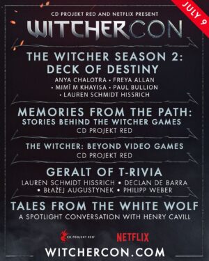 Lauren Schmidt Hissrich Instagram - So excited to share the official #WitcherCon lineup with you all! Join me and my fellow @WitcherNetflix cast members on July 9th for panels, Season 2 sneak peeks, and my amazing drawing skills. 🤣 Get the details at witchercon.com!