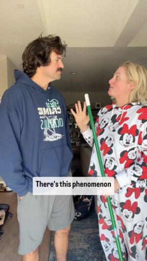 Lauren Ash Instagram - Had to try the #broomchallenge with @miami.montero 😂 #comedy #couples